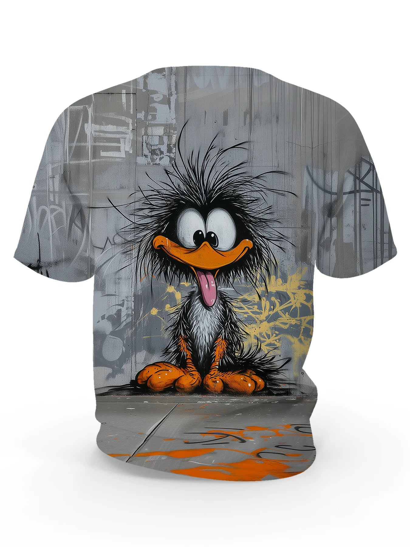Camiseta Hombre Verano Jersey Estampado Abeja | Manga Corta Cuello Redondo Secado Rápido