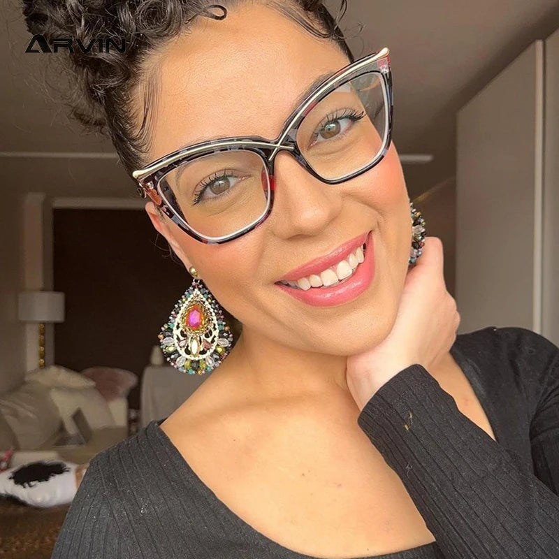 Gafas de Ojo de Gato Contra Luz Azul Elegancia de Tendencia Tico