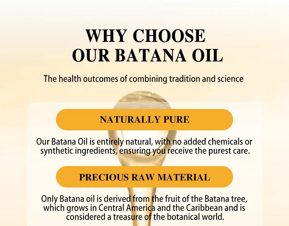 Aceite de Batana natural para hombres y mujeres, crecimiento rápido del cabello, aceite de Batana puro, nutre el cabello brillante, cuidado saludable, antipérdida de cabello