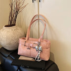 Bolso Hombro Diseño Hebilla Cinturón Lujo | Moda Versátil Tendencia Costa Rica