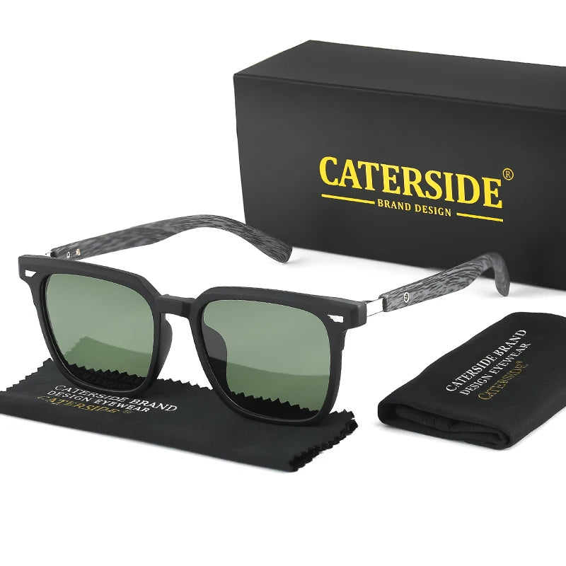 Gafas de Sol Polarizadas CATERSIDE | Montura TR90 y Patillas de Madera | UV400