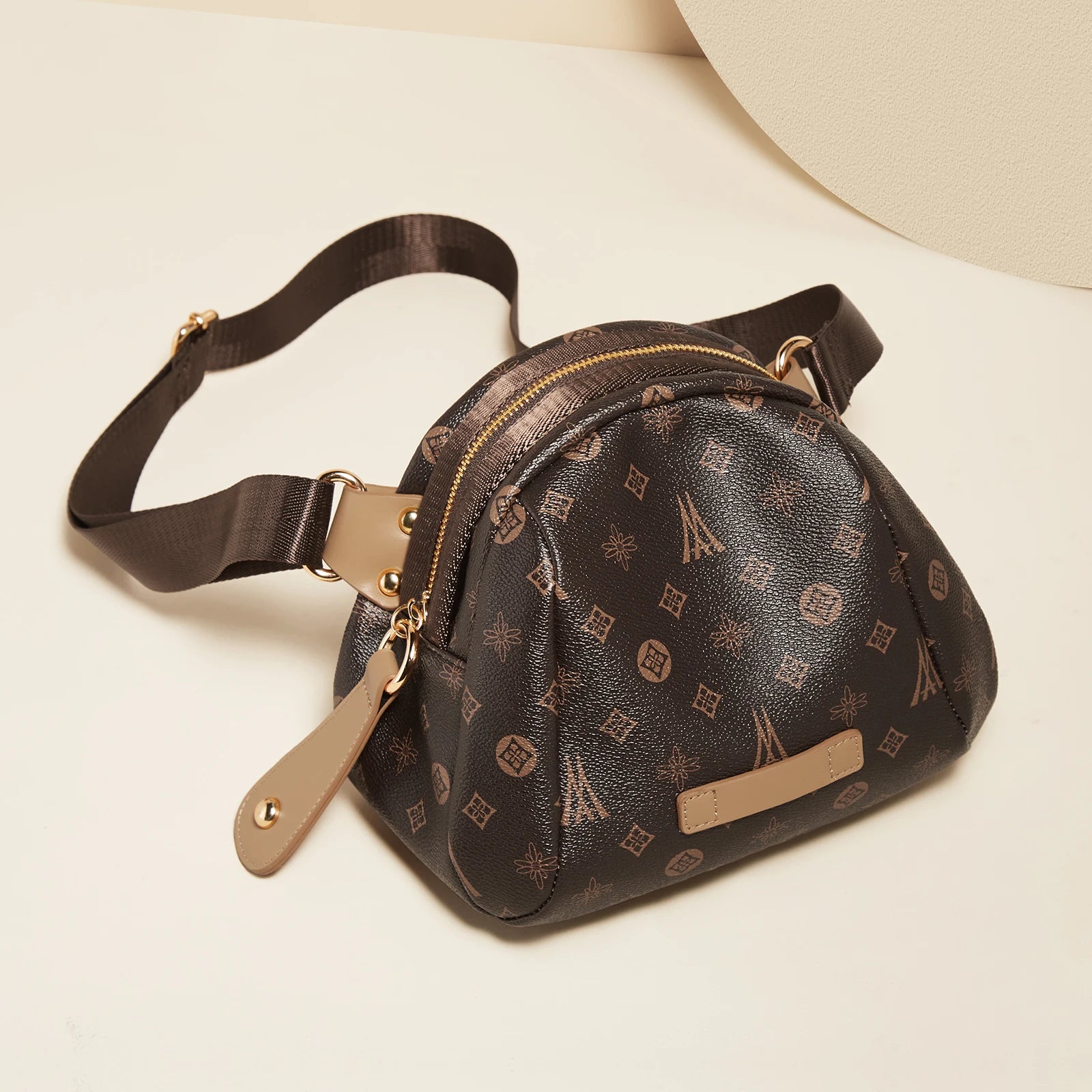 LAORENTOU bolso cruzado de concha de PVC para mujer, bolso de hombro informal grande a la moda para chica, bolso de viaje, regalo para esposa, novia, 2025