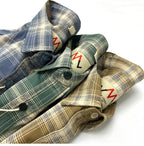 Camisa Cuadros Hombre | Algodón 100% | Estilo Retro Japonés | Manga Corta | Ticotrendy Costa Rica