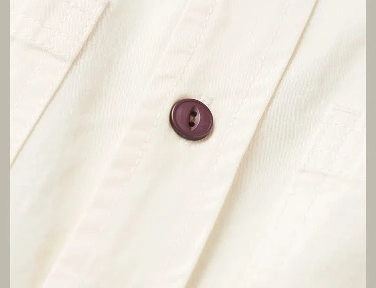 Camisa Casual Hombre | Estilo Retro | Algodón | Manga Corta | Bolsillos | Ticotrendy