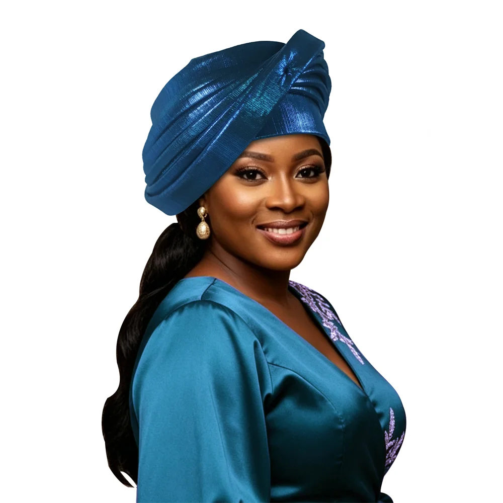 Turbante Africano Multicapa, Gele Nigeriano para Mujer