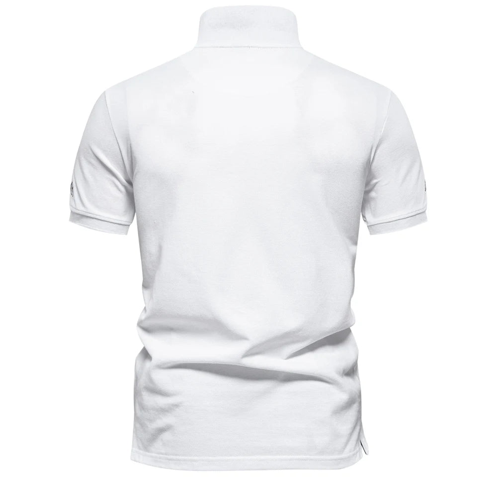 Polo Bordado Manga Corta Hombre | Algodón Verano | Tallas S-XXL | Tico Trendy