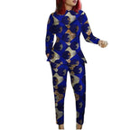 Conjunto Africano Blusa y Pantalón Hecho a Mano