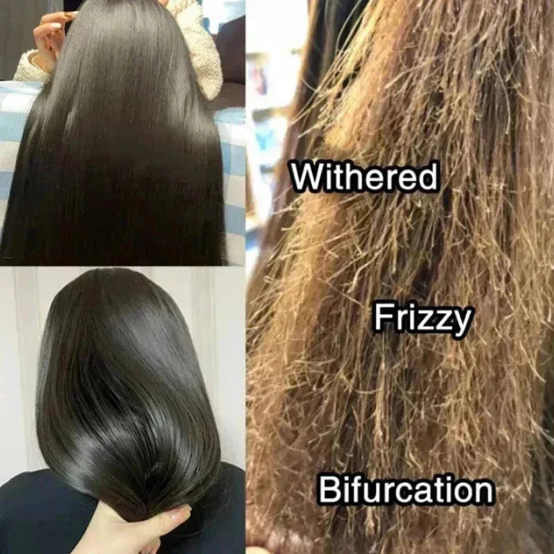 Cápsula mágica de vitamina para el cabello, aceite de queratina, restauración rápida del cabello, suave, brillante, hidratante profundo, productos para el cuidado del cabello del cuero cabelludo seco y rizado