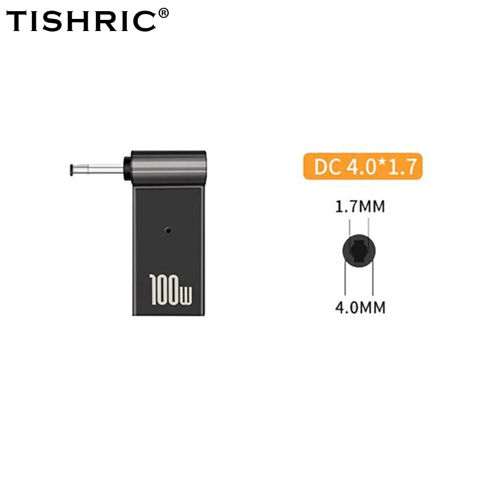 Adaptador Tipo C A DC | Cargador Laptop 100W | Convertidor Power Delivery | Ticotrendy