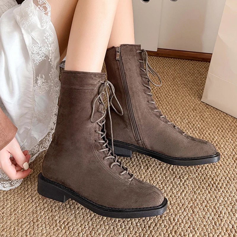 Botines de Suela Gruesa | Estilo Punk | Hebillas Modernas
