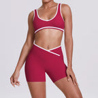 Conjunto Deportivo Mujer 2 Piezas | Yoga Gimnasio | Secado Rápido Ajuste Delgado