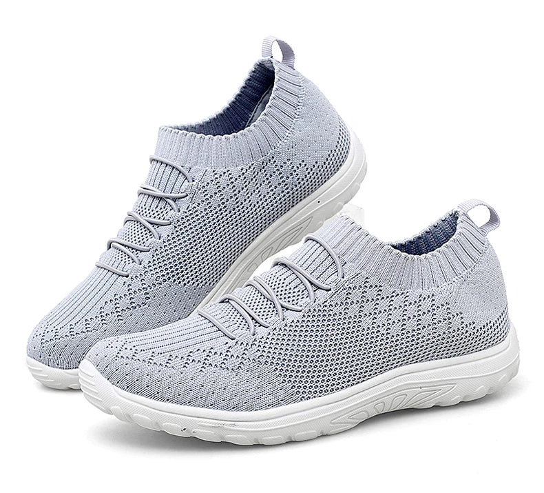 Zapatos Planos Ligeros para Mujer | Tallas 42-43 | Azul, Rosa, Negro, Gris | Verano