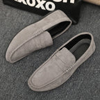 Mocasines Lona Hombre ∣ Transpirables Ligeros ∣ Conducción Zapatos Planos