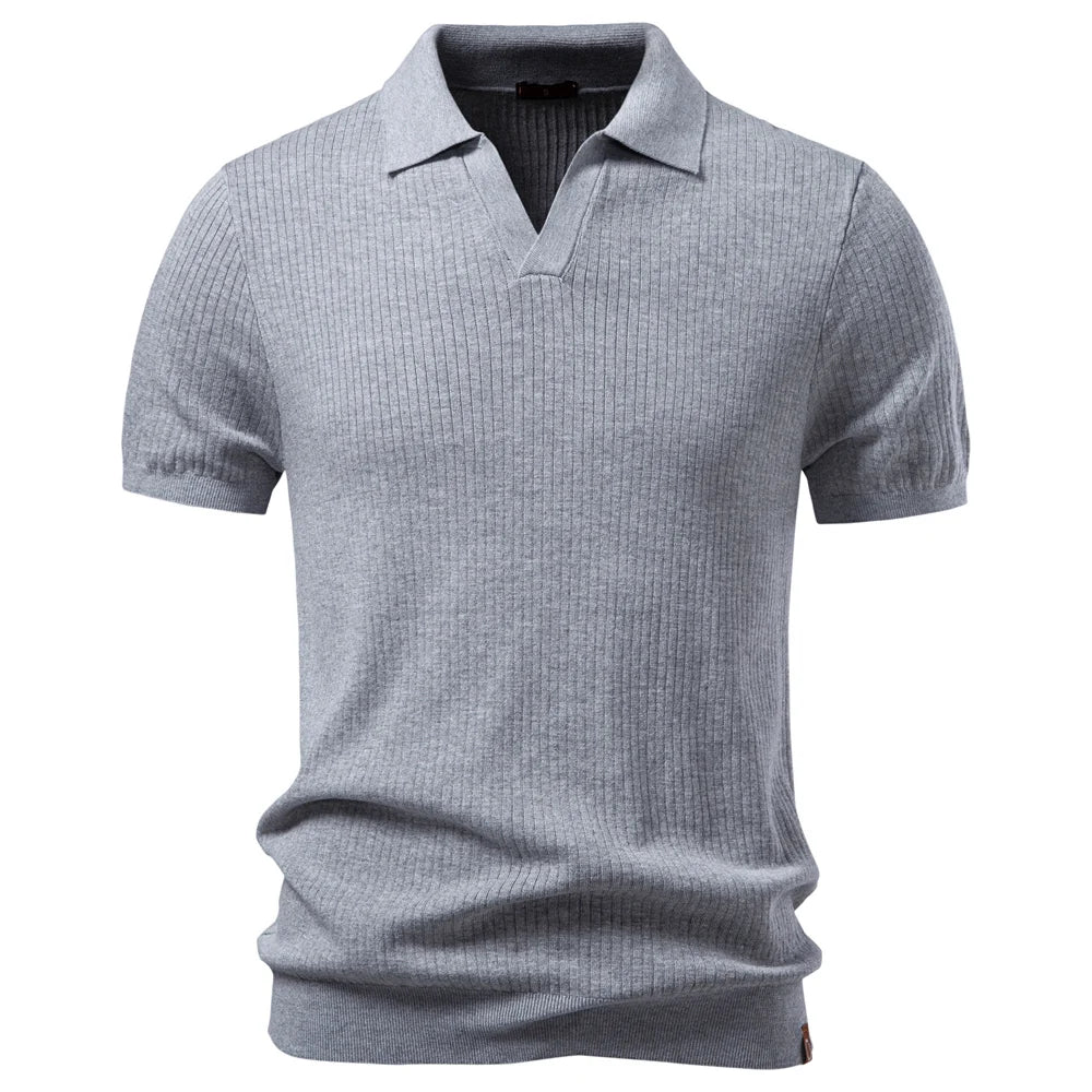 Polo Clásico Elegante Hombre | Color Sólido Transpirable | Tallas S-XXL | Tico Trendy