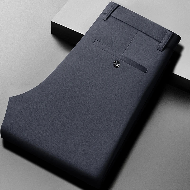 Pantalones de Vestir  | Elásticos 4 Direcciones y Sin Arrugas | Color Rojo Vino | Ticotrendy