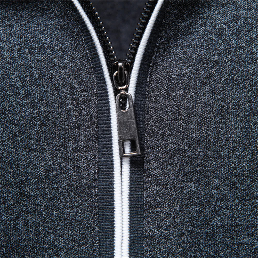 Polo Mezcla Algodón Cierre Hombre | Manga Corta Ligero | Tallas S-XXL | Tico Trendy