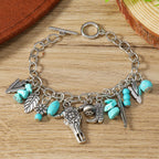 Pulseras de Cuero para Hombre y Mujer |  Hojas y Plumas  |  Dijes de Animales