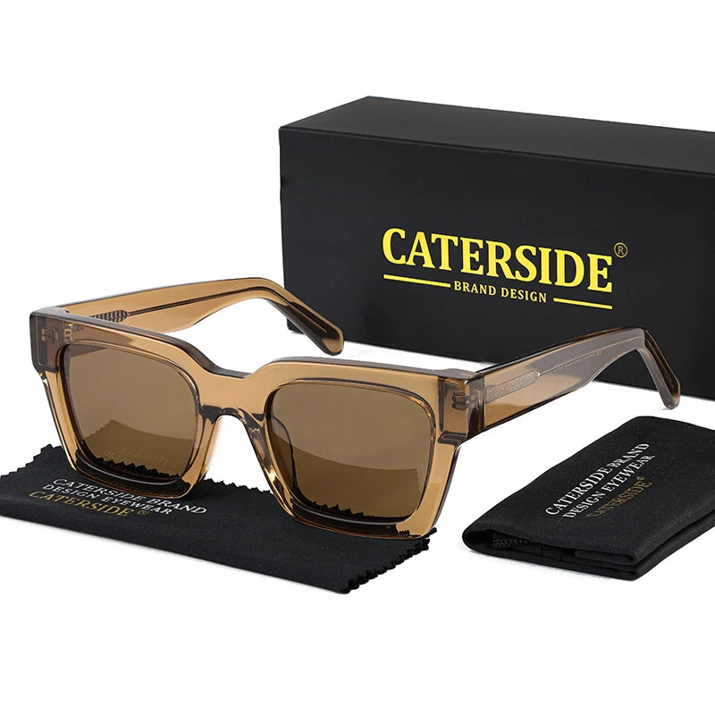 Gafas de Sol Polarizadas CATERSIDE | Cuadradas Minimalistas | Unisex