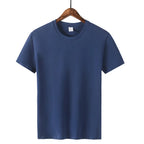 Camiseta Básica de Algodón Unisex | Media Manga | Colores Sólidos | Corte Casual
