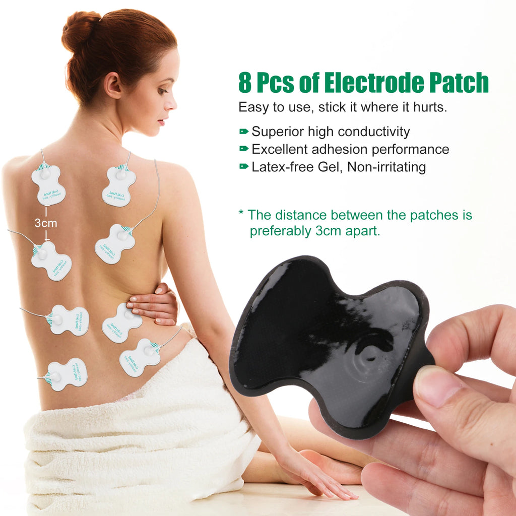 Masajeador Muscular TENS Eléctrico | Terapia Digital Pulso Estimulador | Cuidado Cuerpo Completo