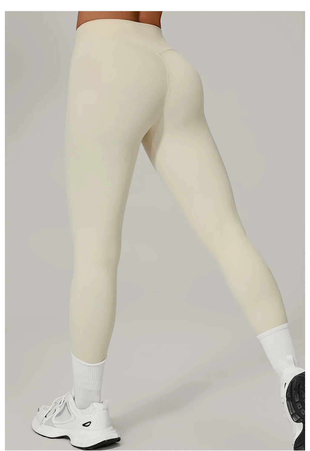 Pantalones de Yoga VEQKING | Pliegues Invisibles y Cintura Alta | Levanta Glúteos y Secado Rápido | Tico Trendy