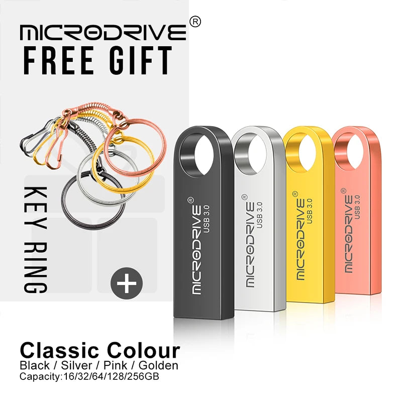 Memoria USB 3.0 Tipo Disco Flash | Carcasa Metal Resistente | Ticotrendy Costa Rica