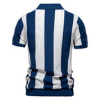 Polo Panel Contraste Rayas Hombre | Transpirable Ajuste Cómodo | Tallas S-XXL | Tico Trendy