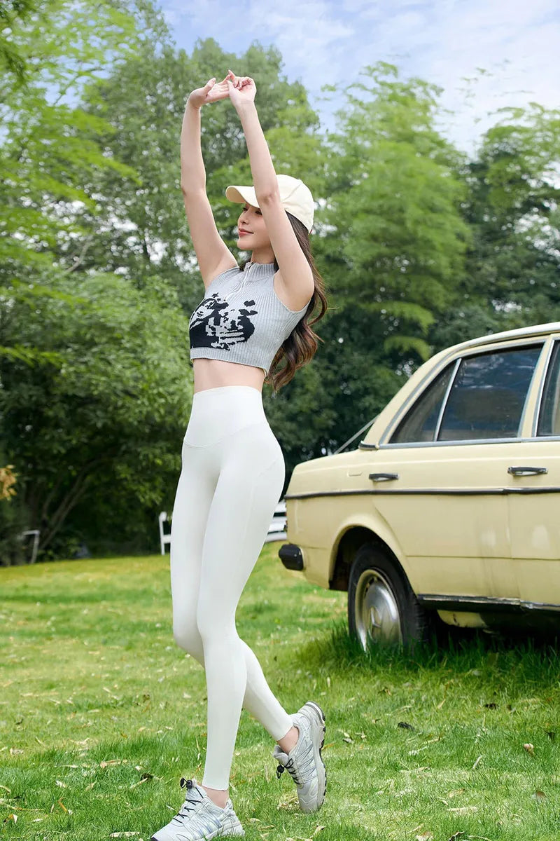 Leggings Piel Tiburón Push Up | Adelgazamiento Cintura Alta Sexy | Deporte Fitness P-O | Ticotrendy