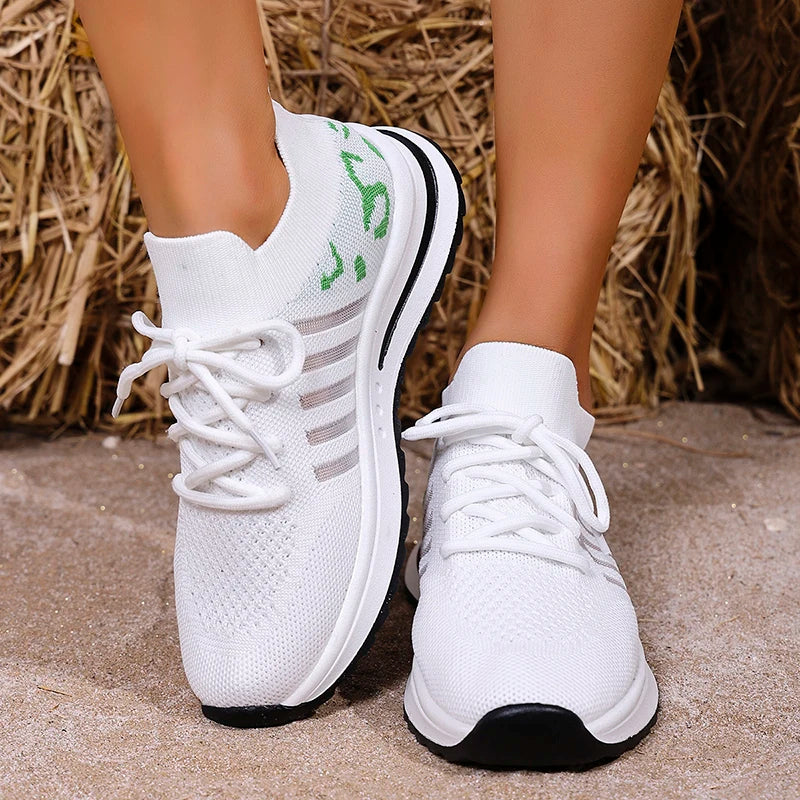 Zapatillas Transpirables con Agujeros | Suela Gruesa | Estampados | Talla Grande | 2025