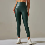 Leggings Cuero Verano Mujer | Cintura Alta Efecto Push Up | Piel Sintética
