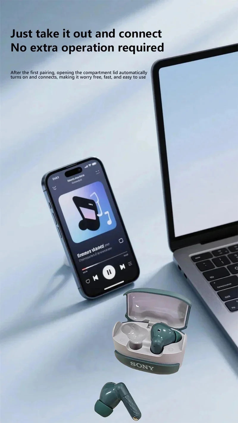 Auriculares Inalámbricos Sony Bluetooth | Sonido Superior | Ajuste Cómodo | Batería Larga Duración