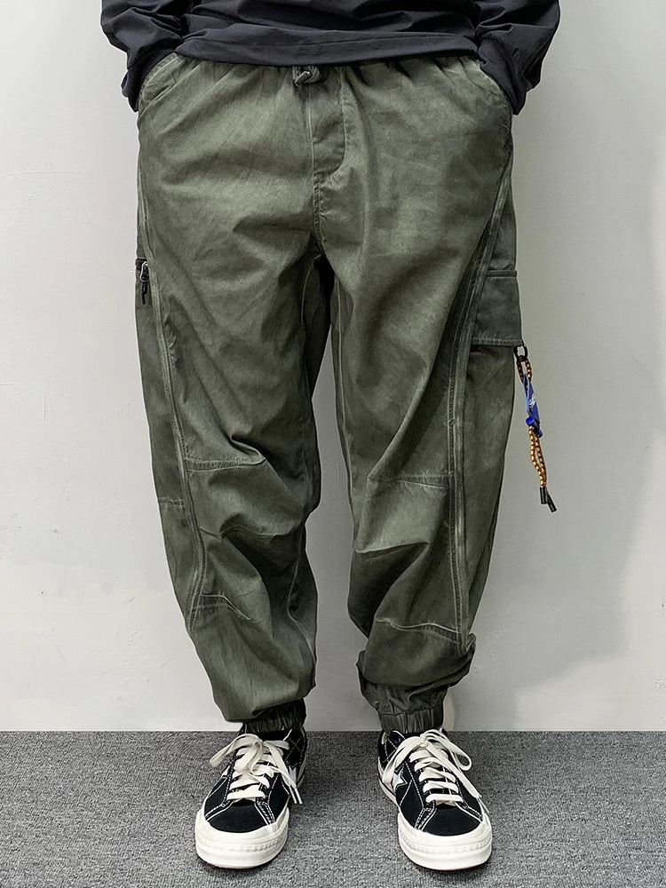 Pantalones Cargo Vintage | Tinte Anudado | Ajuste Holgado de Gran Tamaño | Ticotrendy