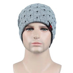 Gorro Punto Acrílico Rayas Cálido Térmico | Invierno Montar Casual Unisex