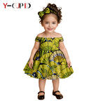 Vestido Ankara Cuello Oblicuo Diadema Niña | Fiesta | Tallas XS-XXL | Tico Trendy
