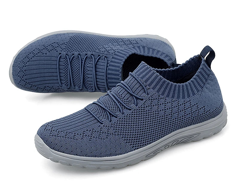 Zapatos Planos Ligeros para Mujer | Tallas 42-43 | Azul, Rosa, Negro, Gris | Verano