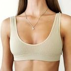 Top Tubo Encaje | Bralette Sin Costuras | Almohadillas Extraíbles | Ticotrendy