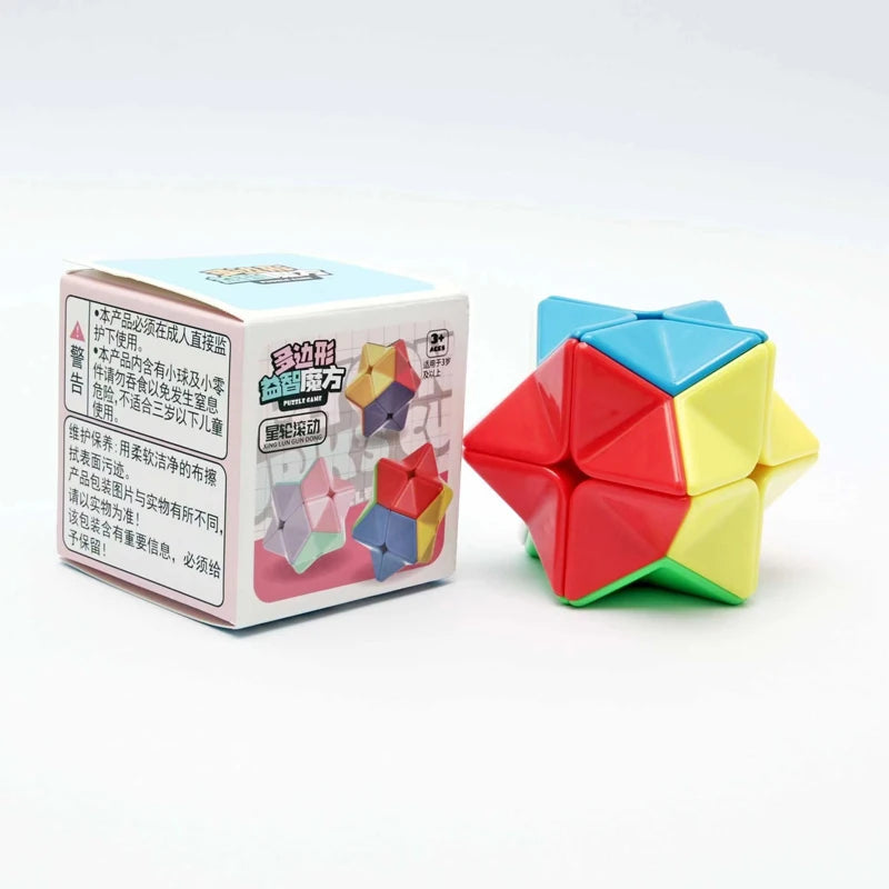 Poligono Cubo mágico 2x2 juguetes para niños rompecabezas educativos Inteligencia Brinquedos Pedagogicos Infantil wsбк рубика Zauberwürfel