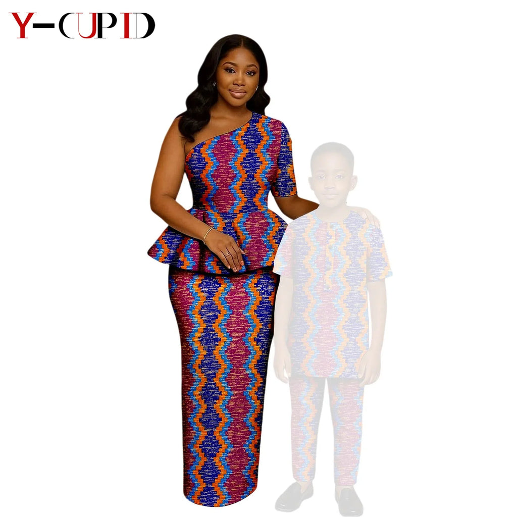 Vestido y Conjunto Dashiki Madre e Hijo | Tico Trendy