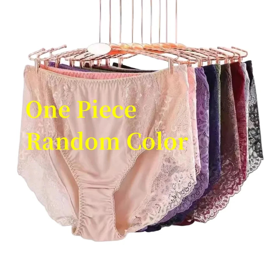 Bragas de Encaje Cintura Alta | Talla Grande 7XL