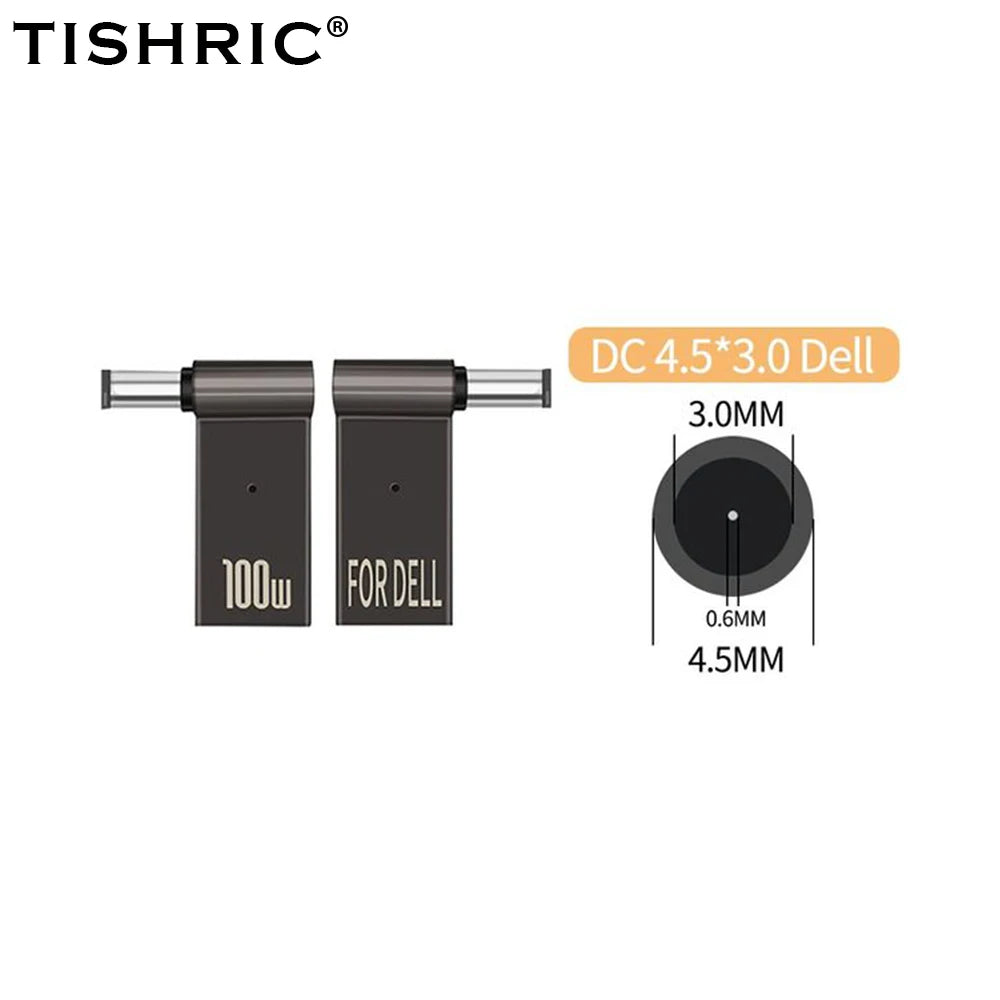 Adaptador Tipo C A DC | Cargador Laptop 100W | Convertidor Power Delivery | Ticotrendy