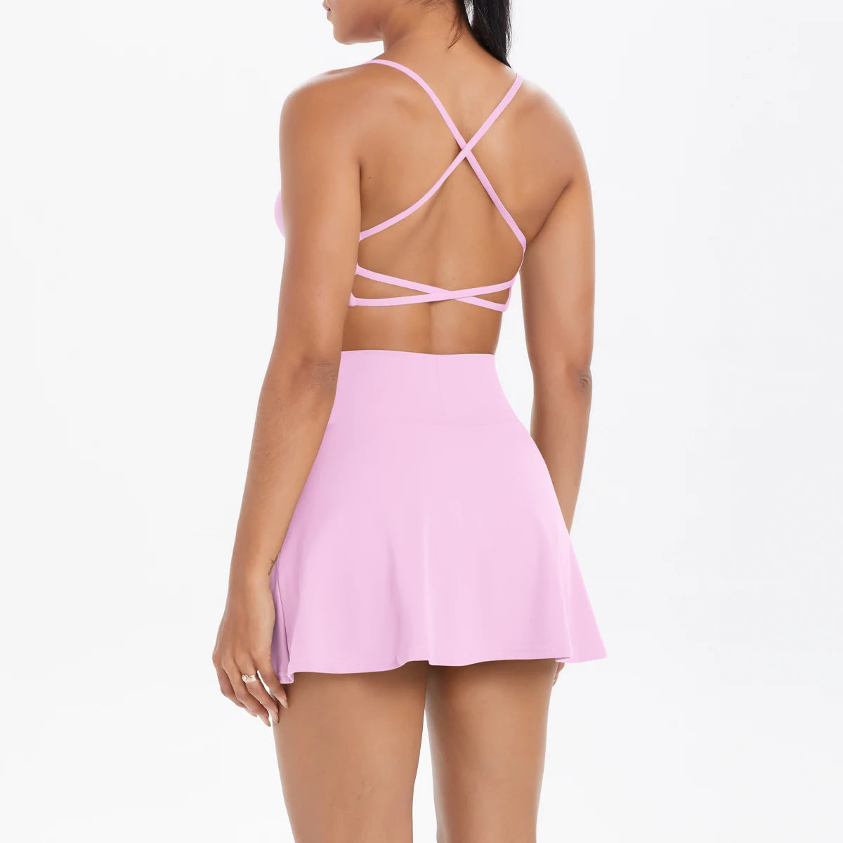 Conjunto Deportivo Yoga 2 Piezas | Ticotrendy Sujetador Shorts Mujer Estilo Fitness