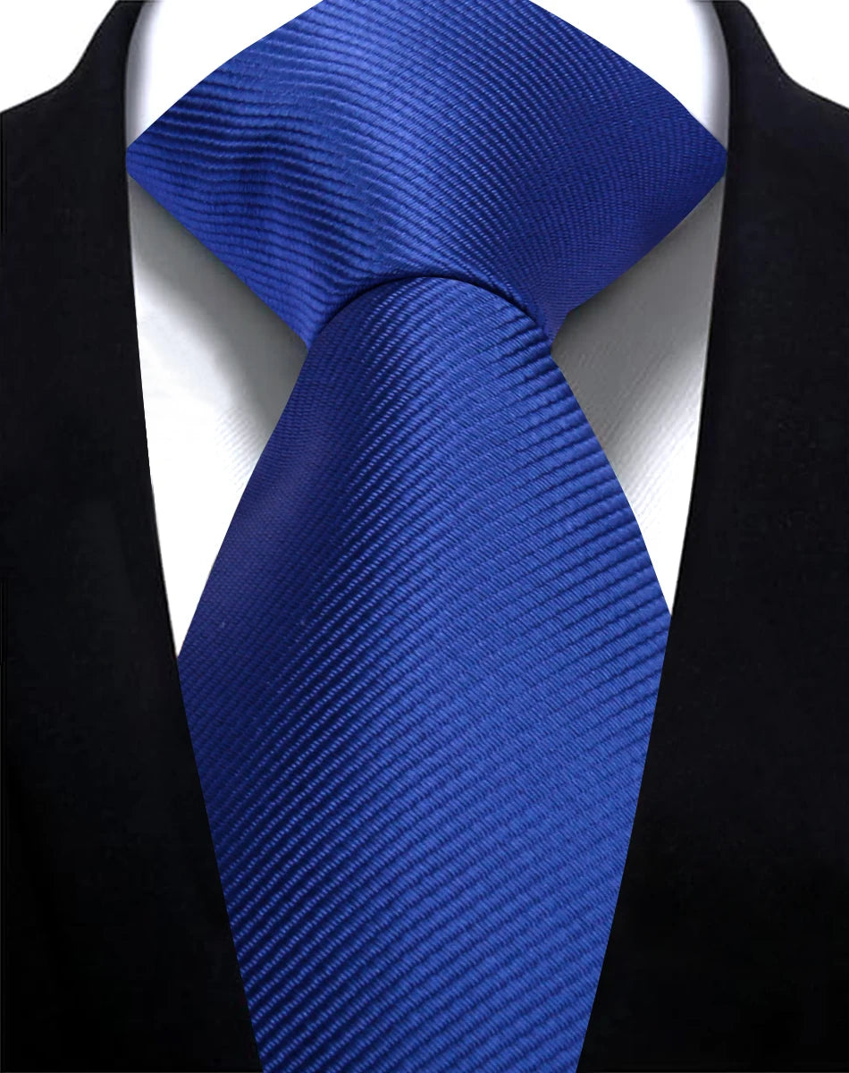 Corbata Lisa De Poliéster Negocios Boda Accesorio De Moda