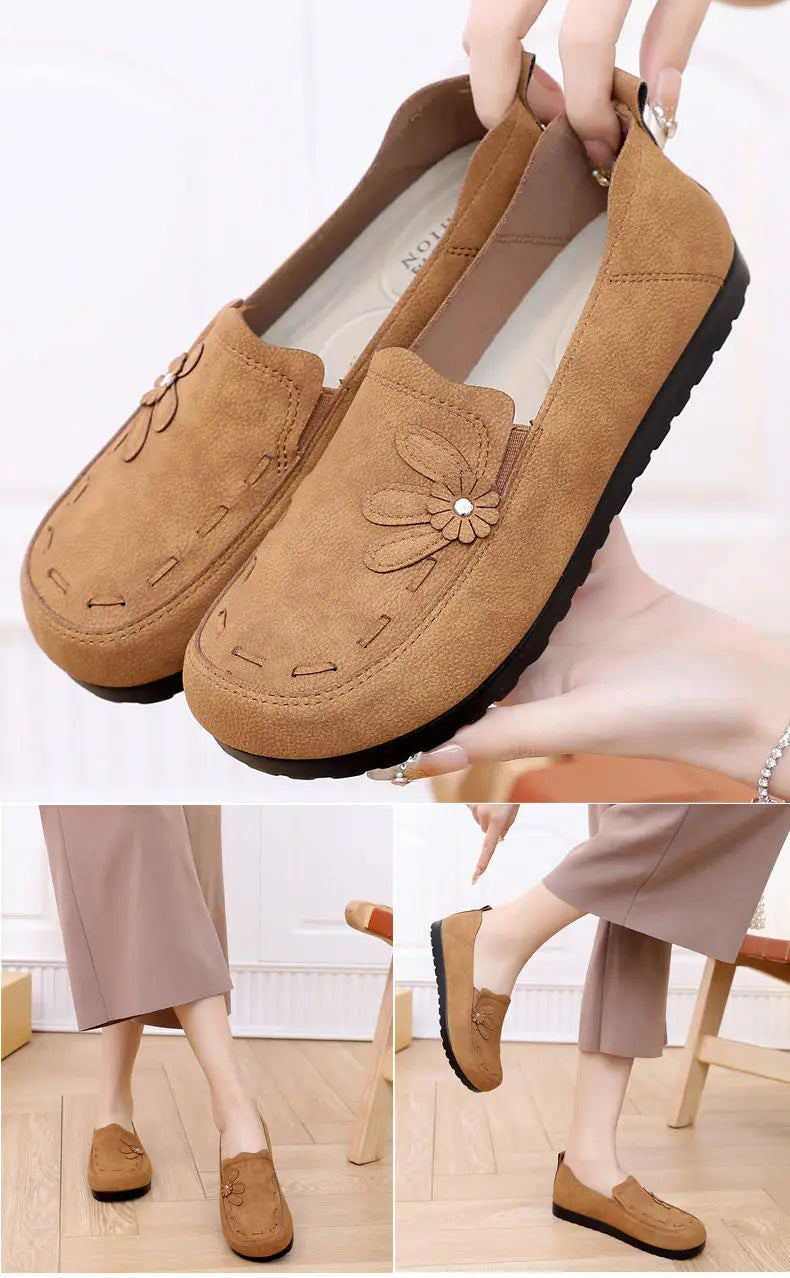 Mocasines sin Cordones | Felpa Sintética | Suela Blanda Antideslizante | Primavera 2025