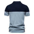 Polo Deportivo Cuello V Bloques Color Hombre | Ajustado Eventos | Tallas S-XXL | Tico Trendy