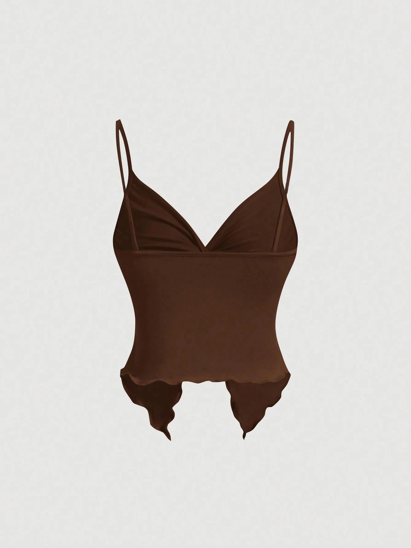 Top corto informal entrecruzado en la parte delantera para mujer, Top corto de Color sólido, camisola sin mangas ajustada con espalda descubierta, ropa de calle, verano 2025