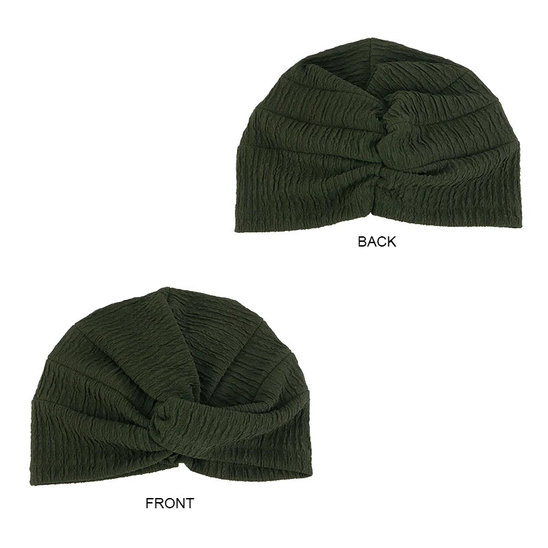 Nuevo turbante musulmán para mujer, gorro envolvente para la cabeza, pañuelo elástico para la cabeza, pañuelos, sombreros para el cabello para mujer, gorro, pañuelo interior islámico