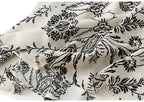 Falda Vintage de Satén | Estampado Floral Elegante