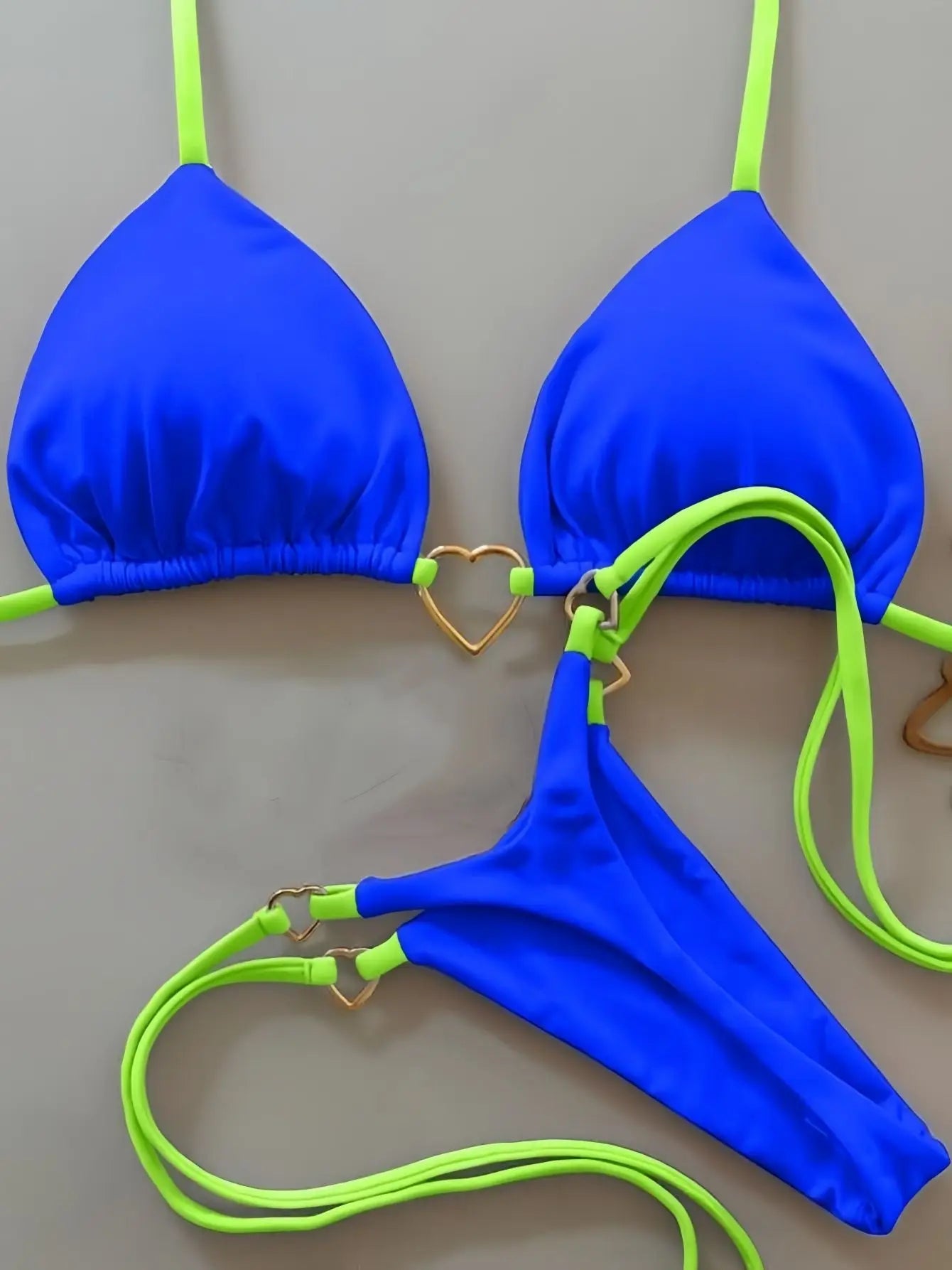 Bikini de Nailon con Correa de Corazón para Resort y Spa