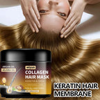 Mascarilla hidratante para el cabello con queratina, acondicionador suave y liso, Frizz, cuidado del cabello dañado, reparación del cabello dañado, restauración de brillo
