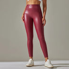 Pantalón Lápiz Alto Ticotrendy | Cuero PU Elástico | Otoño Invierno